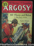 Argosy Oct 28 1933 Paul Stahr cover with Mountie, J. Allan Dunn, Frank L. Packar