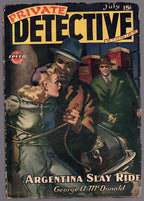 Private Detective Jul 1944 Damsel Bondage Cvr, George McDonald - Pulp