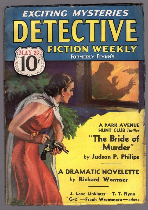 Detective Fiction Weekly May 23 1936 Park Ave Hunt Club Philips - Pulp