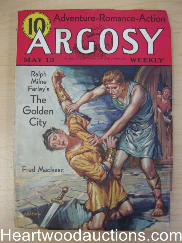Argosy May  13, 1933 Ralph Farley The Golden City Cvr