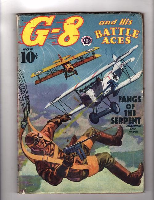 G-8 Battle Aces Jul 1938 "Fangs of the Serpent"