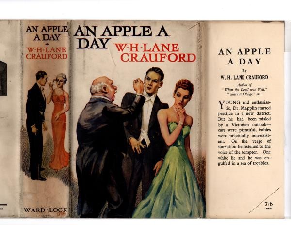 An Apple a Day by W. H. Lane Crauford (First Edition) Rare DJ Publisher's copy
