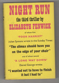 Night Run by Elizabeth Fenwick (First Edition) Gollancz File copy