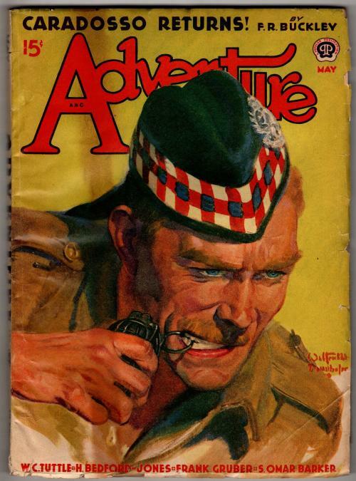 Adventure May 1940 Walter Baumhofer Cvr; H. Bedford-Jones; Frank Gruber; Tuttle