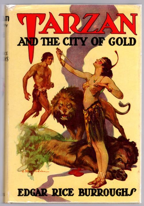 Tarzan and the City of Gold by Edgar Rice Burroughs (ERB 1948 reissue)