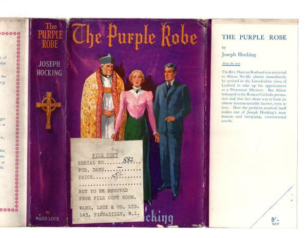 The Purple Robe by Joseph Hocking (Master Novelist Series) Ward File Copy