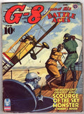 G-8 Battle Aces Jun 1943 Leo Morey; "Scourge of the Sky Monster"