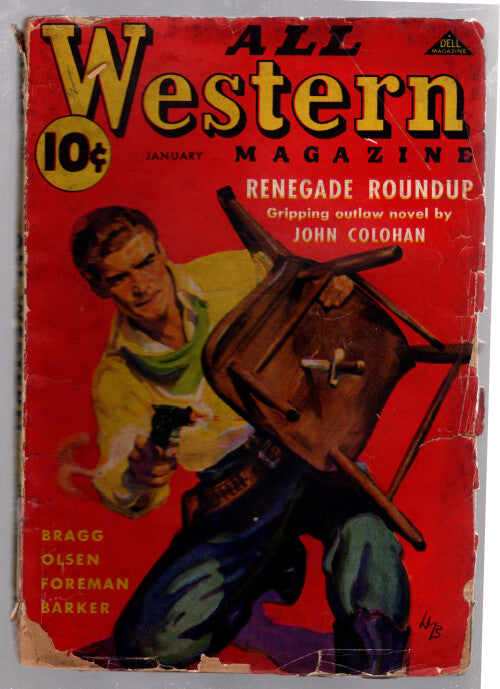 All Western Jan 1938 Mitchell Cover Art