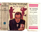 The Factotum by Wm. Le Queux (First Edition) Hubin Listed, Ward File Copy