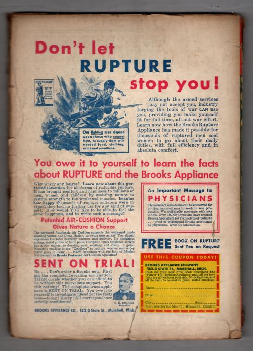 Popular Detective Feb 1943 Pulp Fredric Brown "Death Is A Noise"