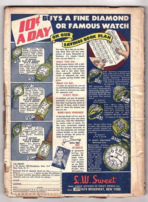 Dime Mystery Jul 1942 Horror Cvr; William Campbell Gault - Pulp