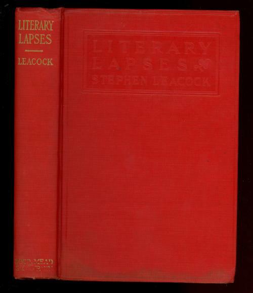 Literary Lapses by Stephen Leacock