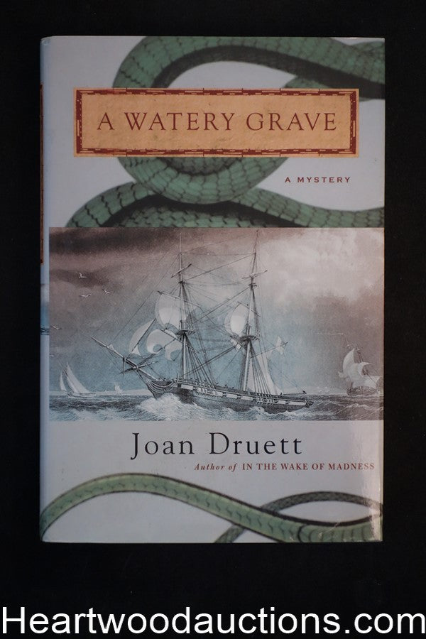 A Watery Grave by Joan Druett (Signed) Unread Copy