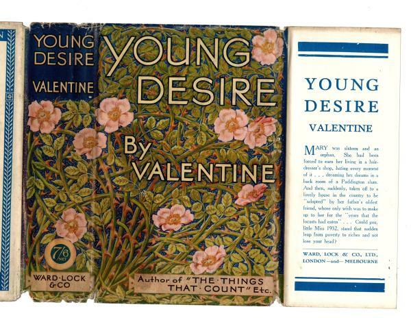Young Desire by Valentine (First Edition) Ward Lock File Copy
