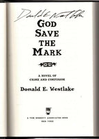 God Save the Mark by Donald E. Westlake Signed