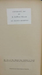 Forgotten Mysteries by R. Dewitt Miller (First Edition) Signed
