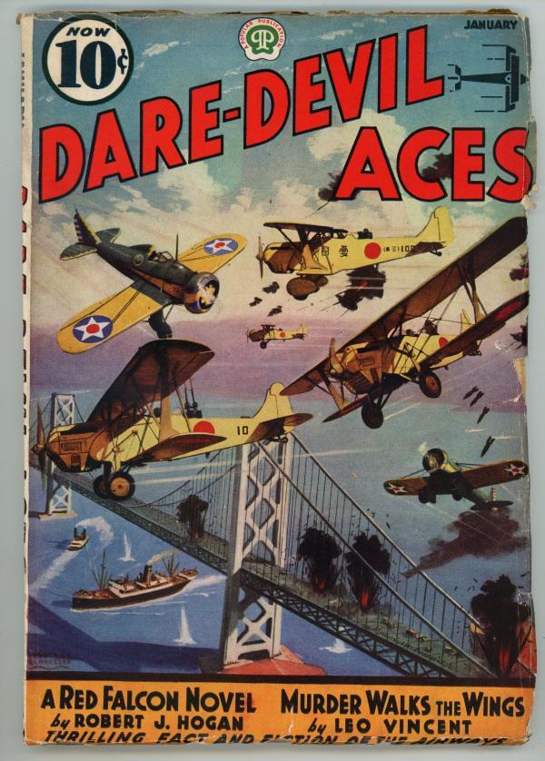 Daredevil Aces Jan 1938 Frederick Blakeslee Cover