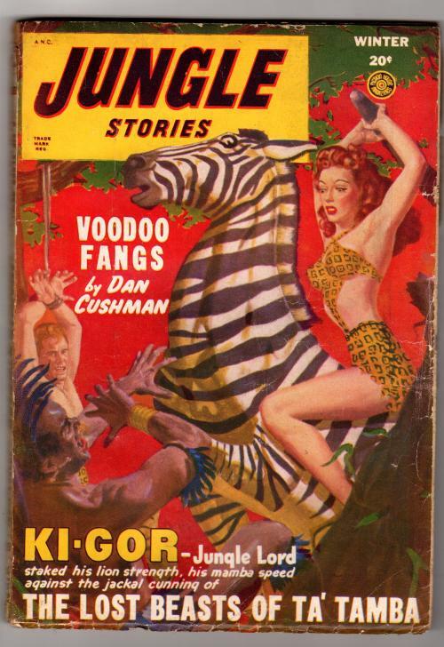 Jungle Stories 1948 Winter Male Wild GGA; Ki Gor The Lost Beast of Ta'Tamba