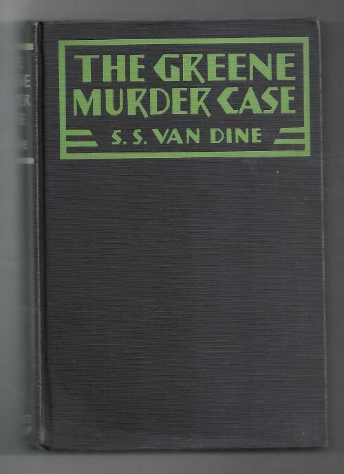 The Greene Murder Case by S. S. Van Dine (Photoplay Edition);