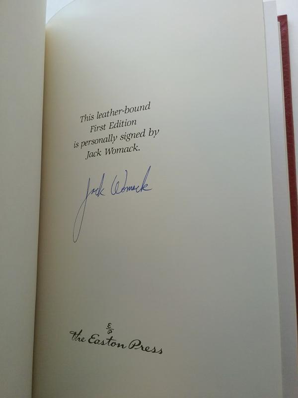 Elvissey by Jack Womack (First Edition) Easton Press LTD Signed