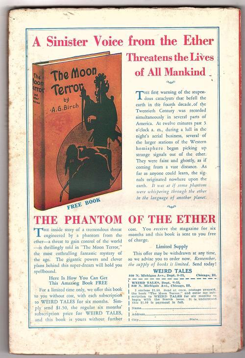 Weird Tales Feb 1935 M. Brundage Cvr; RE Howard; Quinn; Hamilton - Pulp
