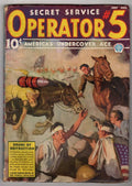 Operator #5 Jul-Aug 1937 Bound Cvr by J. Howitt Drums of Destruction - Pulp