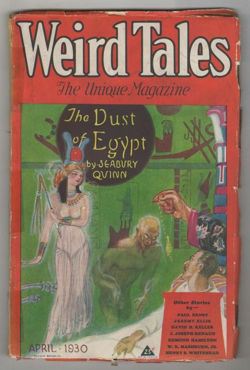 Weird Tales Apr 1930 Hugh Rankin Cvr; Quinn; Hamilton; Keller; Ernst