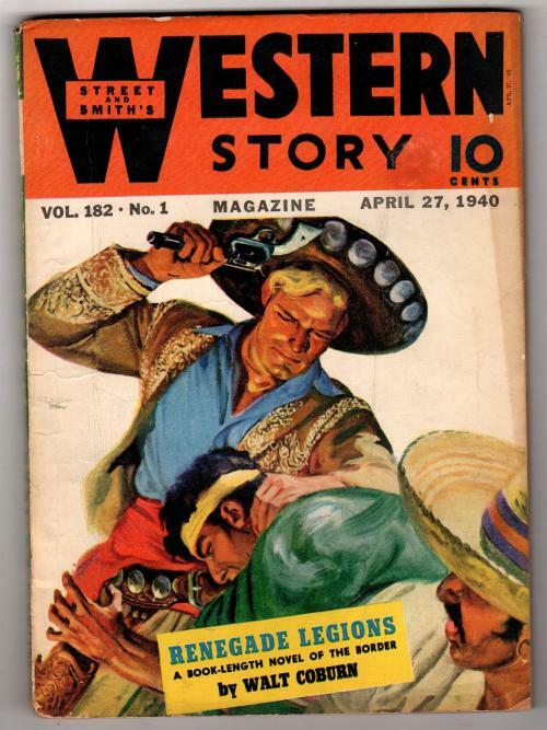 Western Story Apr 27 1940 Pulp Walt Coburn; William C. MacDonald; Robert Stan...