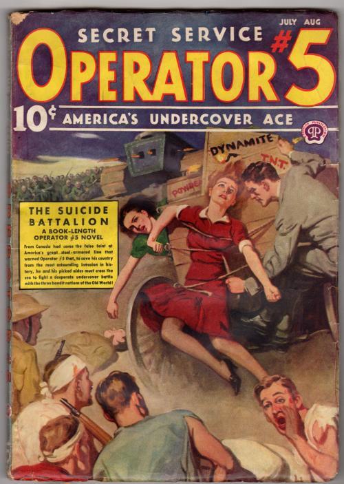 Operator #5 Jul-Aug 1938 Wild Cover - Pulp