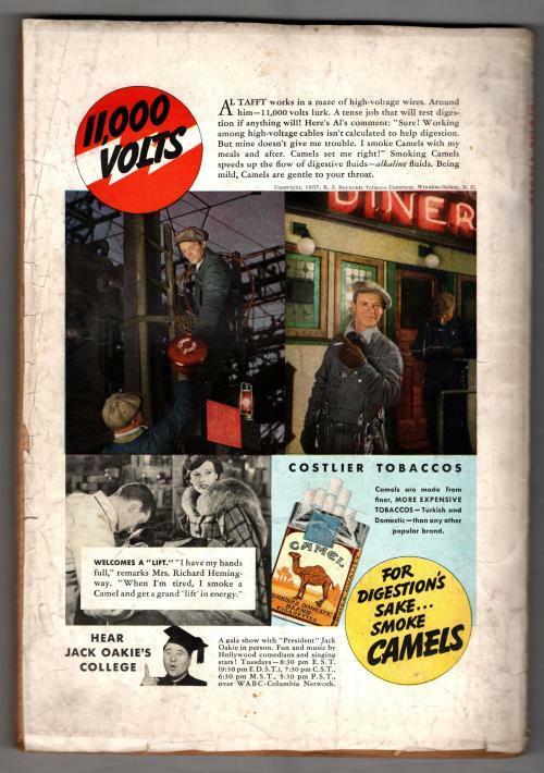 Adventure Jun 1937 Berger Mexican Bandit Cvr; H. Bedford-Jones