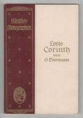 Liebhaber Ausgaben Nr. 107 LOVIS CORINTH (Kunstler Monographien) by Fritz d. ...