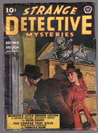 Strange Detective Mysteries July 1942 Skeleton Attack Cvr - Pulp