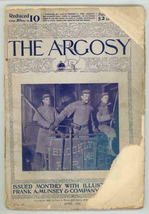 Argosy Apr 1895 SCARCE Pulp; Photo Cover