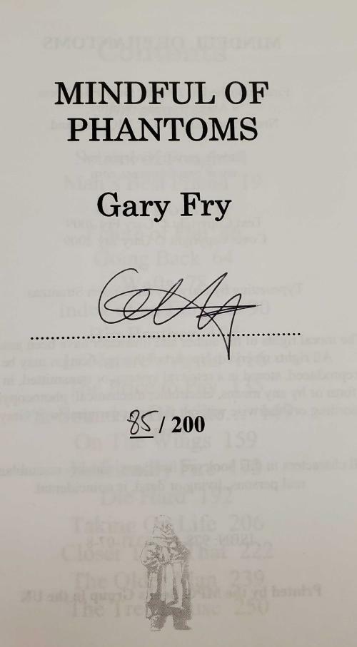 Mindful of Phantoms by Gary Fry (Limited Edition) Signed