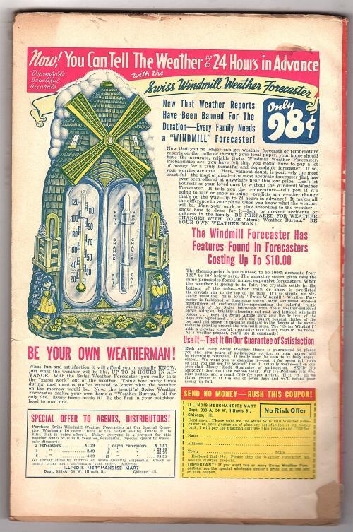 Weird Tales Jan 1944 Bradbury, Wellman, Bloch, Bond, Quinn - Pulp