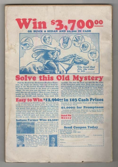 Weird Tales Jan 1932 C. C. Senf Cvr; 2nd Pub story by Carl Jacobi - Pulp