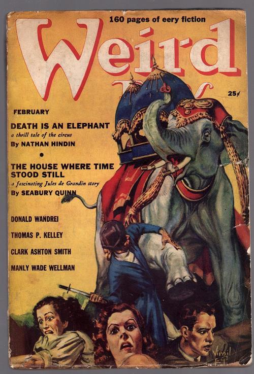 Weird Tales Feb 1939 Finlay Cvr; Quinn- Jules de Grandin; Wandrei - Pulp