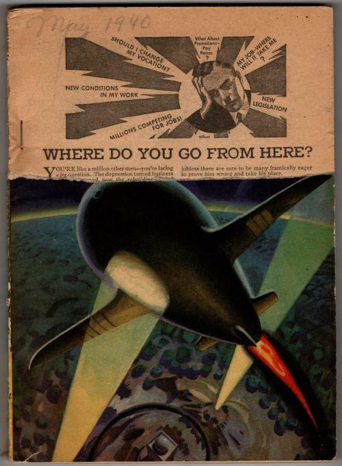 Astounding May 1940 Rogers Cvr; L. Ron Hubbard; Jack Williamson; Phil Nowlan