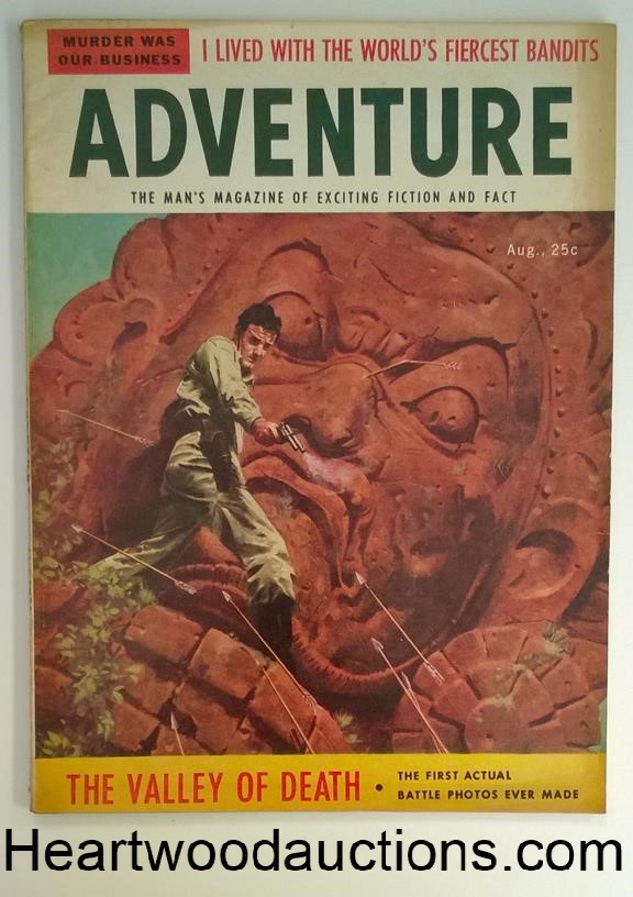 "Adventure" August 1955 Floyd MoHannah; Jim Schroeder; Bill Adams