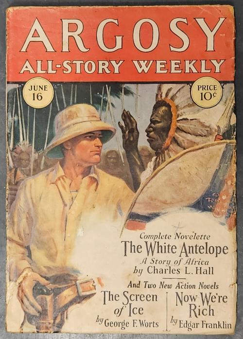 Complete Serial Burroughs The Apache Devil Argosy May - June 1928 - Pulp