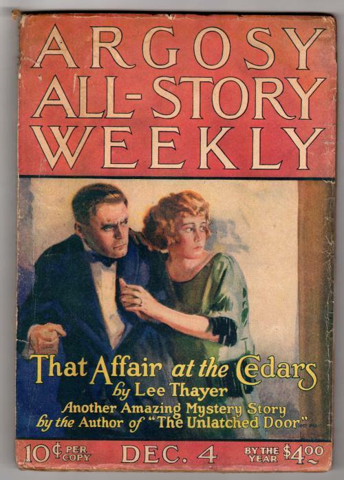 Argosy" December 4 1920; Lee Thayer