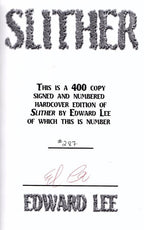 Slither by Edward Lee (Limited Edition) Signed