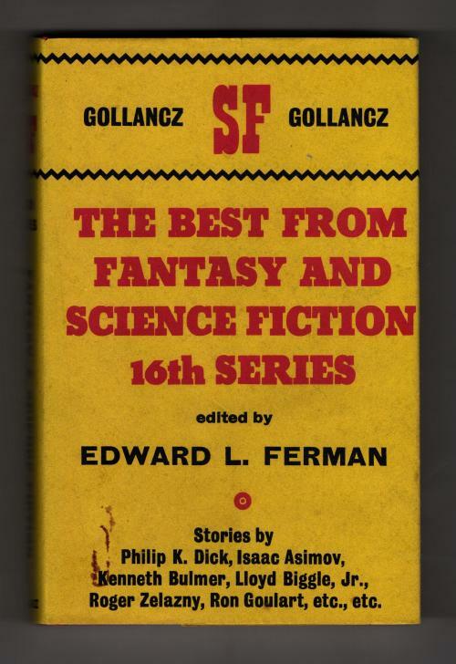The Best From Fantasy and Science Fiction Sixteenth Series (1st UK) File Copy