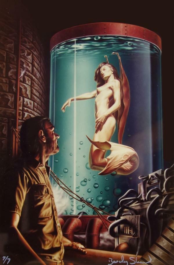 Barclay Shaw MERMAID Limited Edition Art Print #7/7 SIGNED