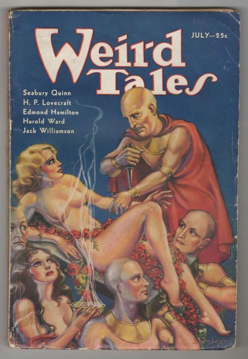Weird Tales July 1933 Brundage GGA Cvr; RE Howard; H.P. Lovecraft; Jack Willi...
