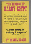 The Subject of Harry Egypt by Daniel Broun (First UK Edition) File Copy