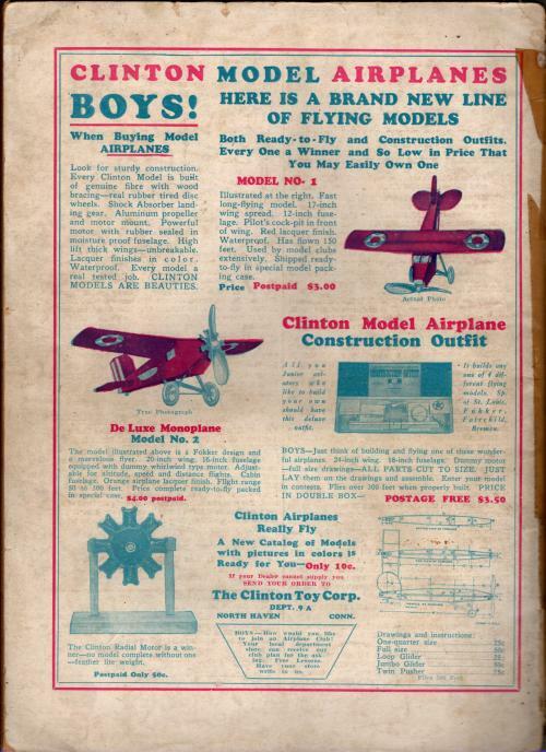 Air Wonder Stories Oct 1929 Frank R. Paul Cvr; Ed Earl Repp; Harl Vincent