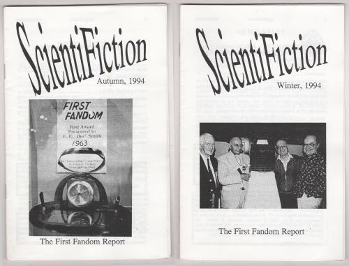 ScientiFiction 1994 All 4 Issues First Fandom Sci-fi Fanzine (1st) Korshak's