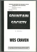 Fountain Society by Wes Craven (Proof)- High Grade