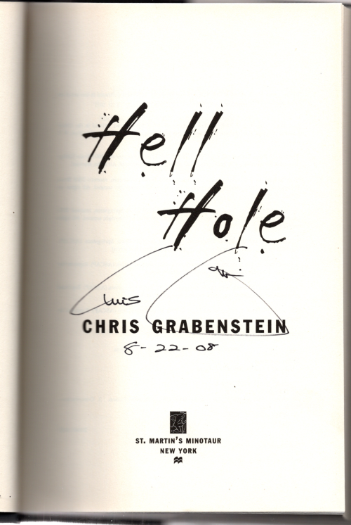 Hell Hole by Chris Grabenstein (First Edition) Signed